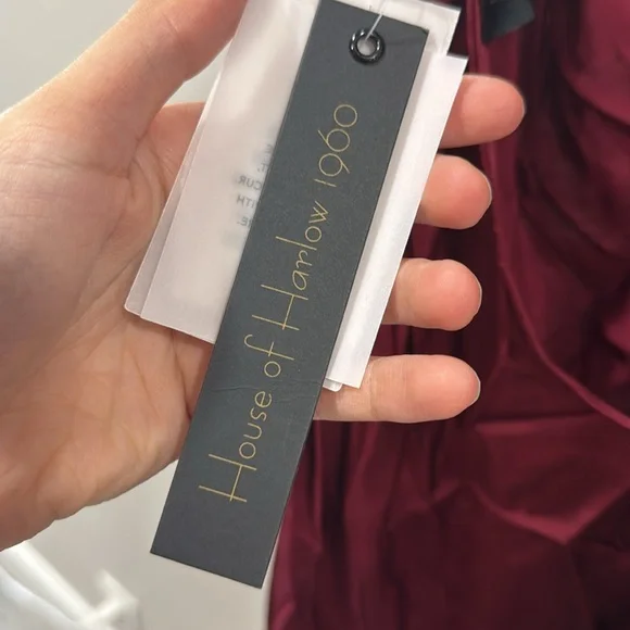 House of Harlow 1960 x REVOLVE Astra Gown in Burgundy - Picture 8 of 15